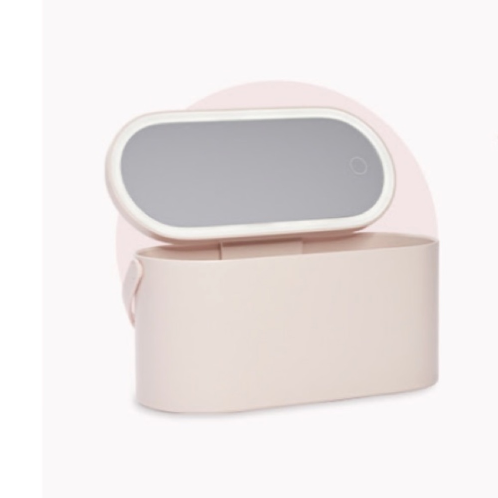 Monat Bright Top LED Mirror Travel Tote, NIB